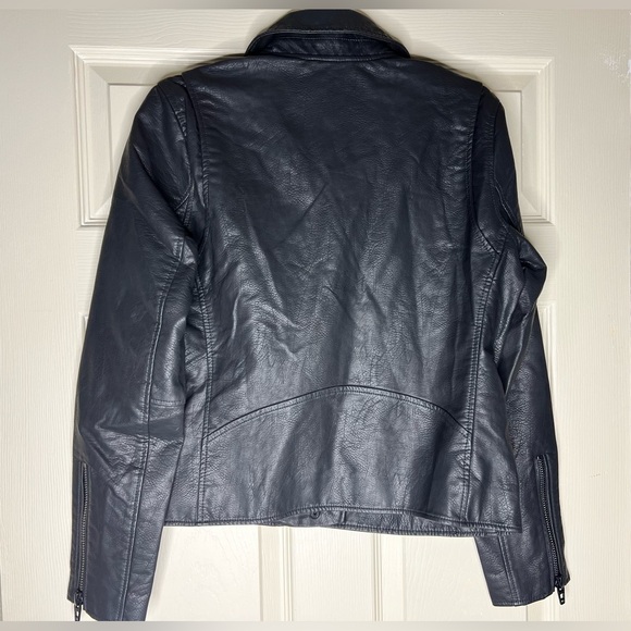 🖤 Blank NYC Vegan Leather Onyx Moto Jacket Chic Vegan Leather MSRP $98 - Picture 5 of 7